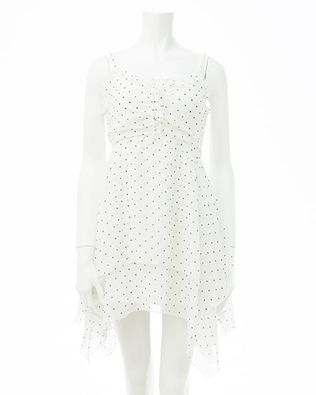 INGNI（イング） アソート柄イレヘムミニキャミワンピース ｵﾌ/ﾄﾞｯﾄ