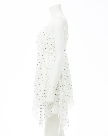 INGNI（イング） アソート柄イレヘムミニキャミワンピース ｵﾌ/ﾄﾞｯﾄ