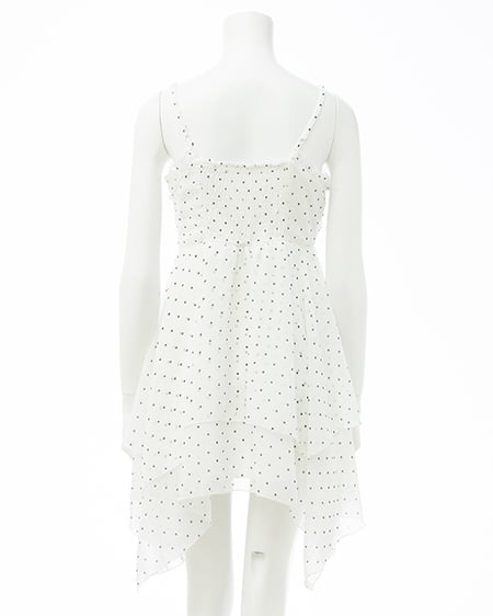 INGNI（イング） アソート柄イレヘムミニキャミワンピース ｵﾌ/ﾄﾞｯﾄ