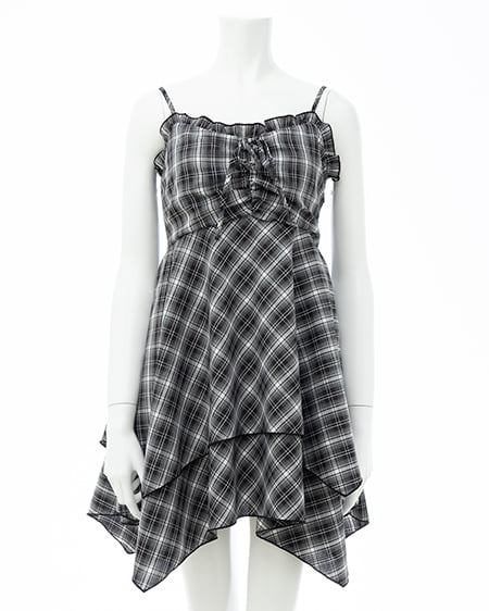 アソート柄イレヘムミニキャミワンピース