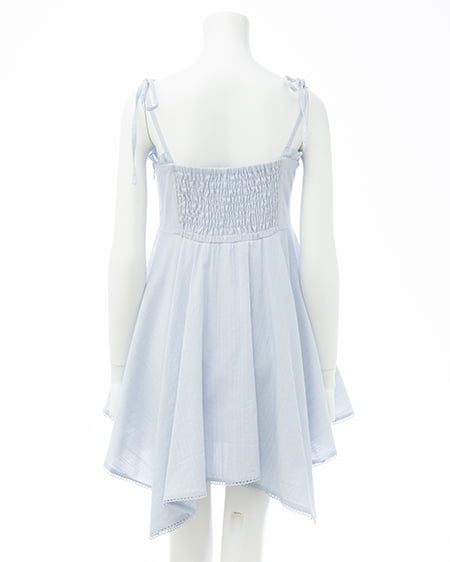 INGNI（イング） コットンレースイレヘムミニキャミワンピース ｻｯｸｽ