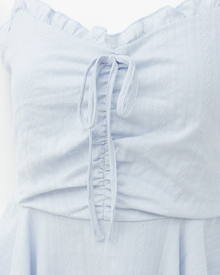 INGNI（イング） コットンレースイレヘムミニキャミワンピース ｻｯｸｽ