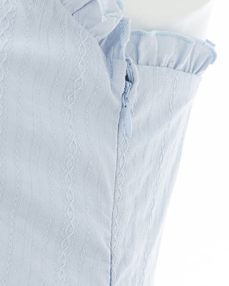 INGNI（イング） コットンレースイレヘムミニキャミワンピース ｻｯｸｽ