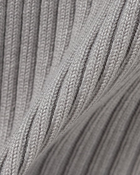 INGNI（イング） フリルレースドッキングリブニットカーディガン ｸﾞﾚｰ