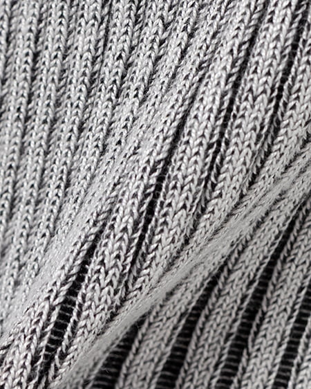 INGNI（イング） 襟付オフショルニットカーディガン ｸﾞﾚｰ