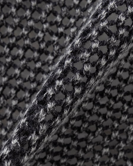 INGNI（イング） メッシュニットパーカー ｸﾛ