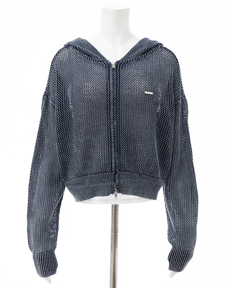 INGNI（イング） メッシュニットパーカー ｺﾝ