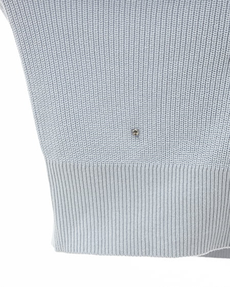 INGNI（イング） 肩リボン装飾付ニットカーディガン ｻｯｸｽ