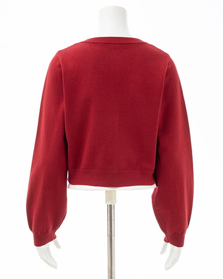 INGNI（イング） ビジューボタンニットカーディガン ｱｶ