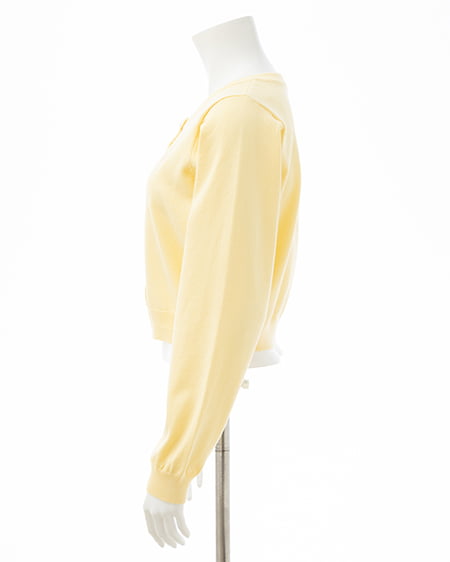 INGNI（イング） ビジューボタンニットカーディガン ｲｴﾛｰ