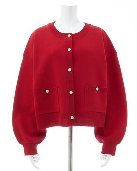 INGNI（イング） スポンディッシュニットカーディガン ｱｶ