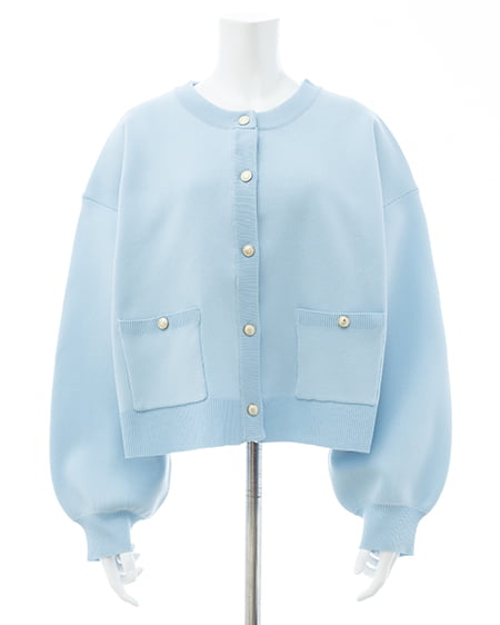 INGNI(イング) スポンディッシュニットカーディガン サックス