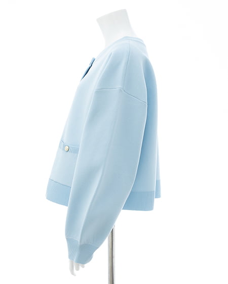 INGNI(イング) スポンディッシュニットカーディガン サックス