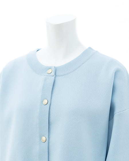 INGNI(イング) スポンディッシュニットカーディガン サックス