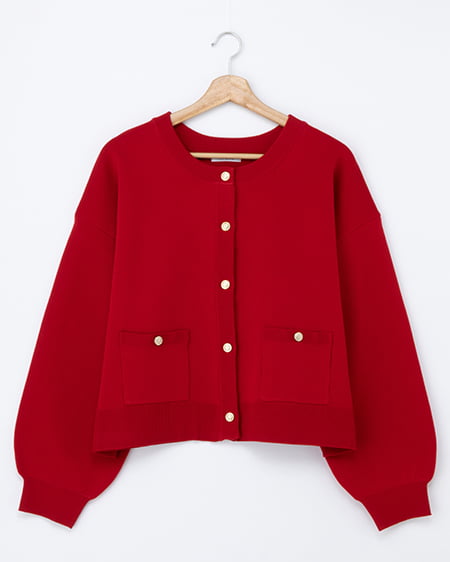 スポンディッシュニットカーディガン