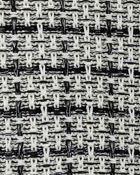 INGNI（イング） 襟付ツイードバイカラーニットカーディガン ｵﾌﾎﾜｲﾄ/ｸﾛ