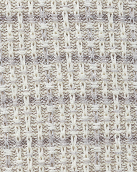 INGNI（イング） 襟付ツイードバイカラーニットカーディガン ｸﾞﾚｰｼﾞｭ/ｵﾌﾎﾜｲﾄ