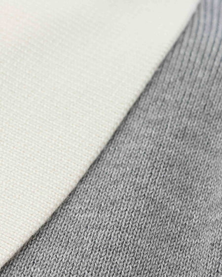 INGNI（イング） 配色胸刺繍襟付ニットカーディガン＋ニットミニスカパン／セット ｸﾞﾚｰ/ｵﾌﾎﾜｲﾄ