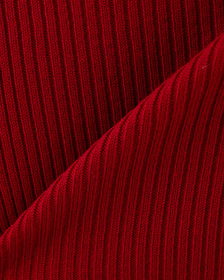 INGNI（イング） メタルプリントリブニット ｱｶ