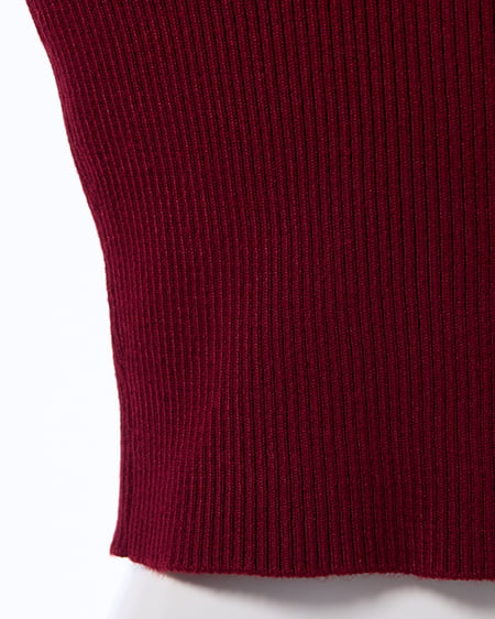 INGNI（イング） メタルプリントリブニット ﾎﾞﾙﾄﾞｰ