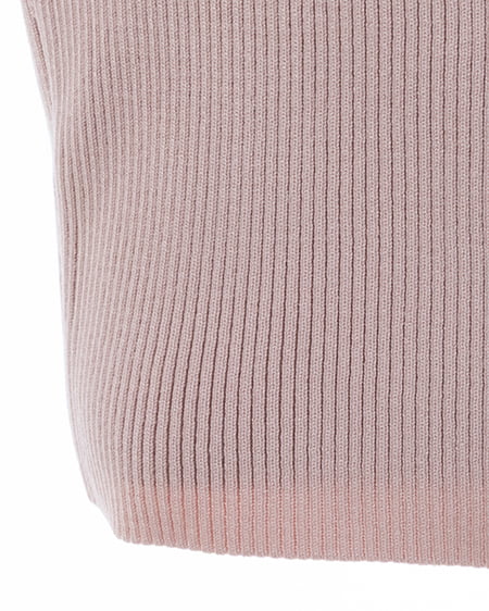 INGNI（イング） フロントレースドッキングニット ﾋﾟﾝｸ/ｵﾌﾎﾜｲﾄ