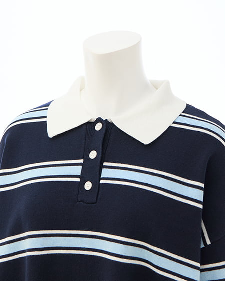 INGNI（イング） ボーダーポロニット ｺﾝ