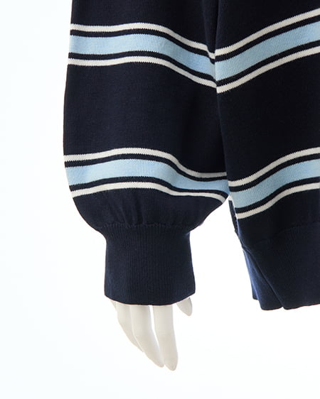 INGNI（イング） ボーダーポロニット ｺﾝ