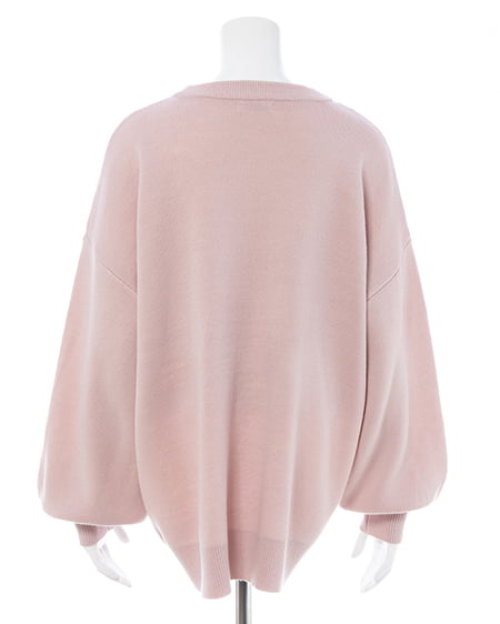 INGNI（イング） 3段ロゴニット ﾋﾟﾝｸ/ｵﾌﾎﾜｲﾄ