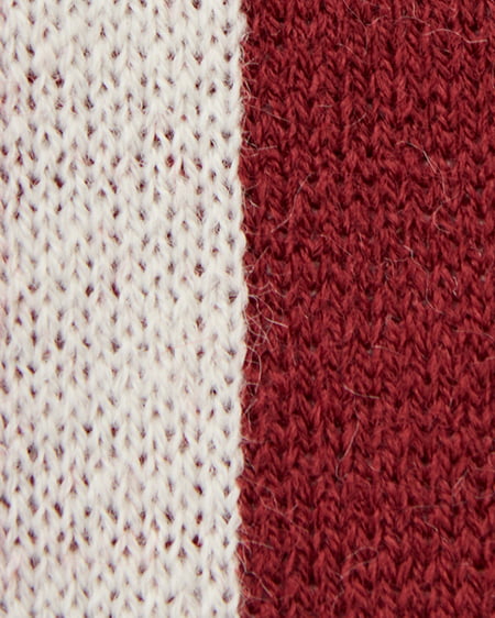 INGNI（イング） 3段ロゴニット ﾎﾞﾙﾄﾞｰ/ｵﾌﾎﾜｲﾄ