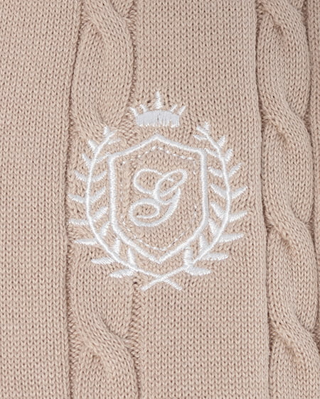 INGNI（イング） シャツドッキングVネックニット ﾍﾞｰｼﾞｭ