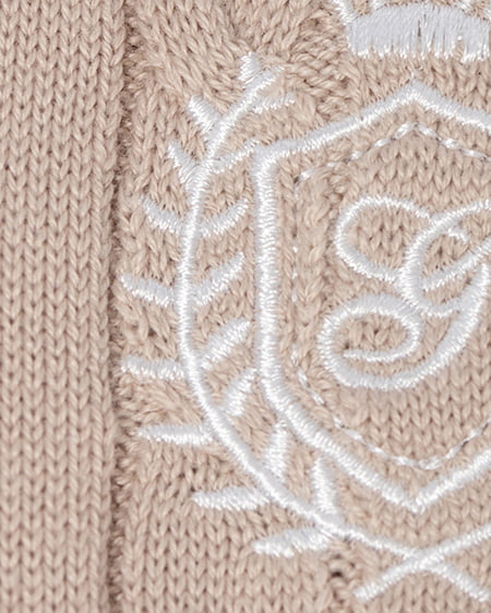 INGNI（イング） シャツドッキングVネックニット ﾍﾞｰｼﾞｭ