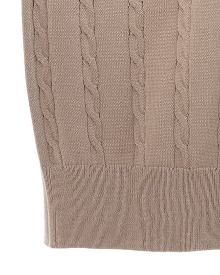 INGNI（イング） シャツドッキングVネックニット ﾍﾞｰｼﾞｭ