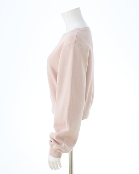 INGNI（イング） イニシャルビジューロゴニット ﾋﾟﾝｸ