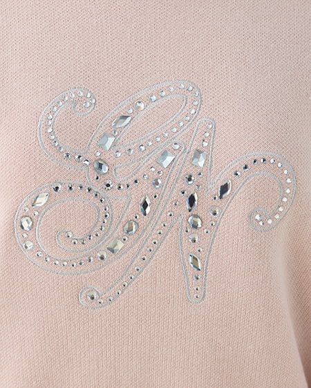 INGNI（イング） イニシャルビジューロゴニット ﾋﾟﾝｸ