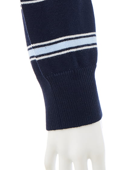 INGNI（イング） ショート丈ボーダーポロニット ｺﾝ