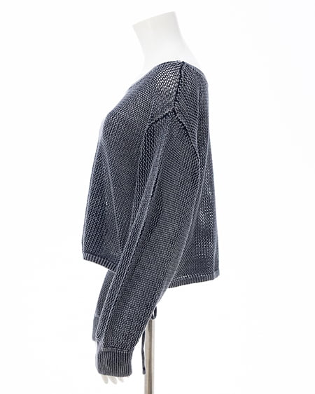 INGNI（イング） ウォッシュドロストメッシュニット ｺﾝ