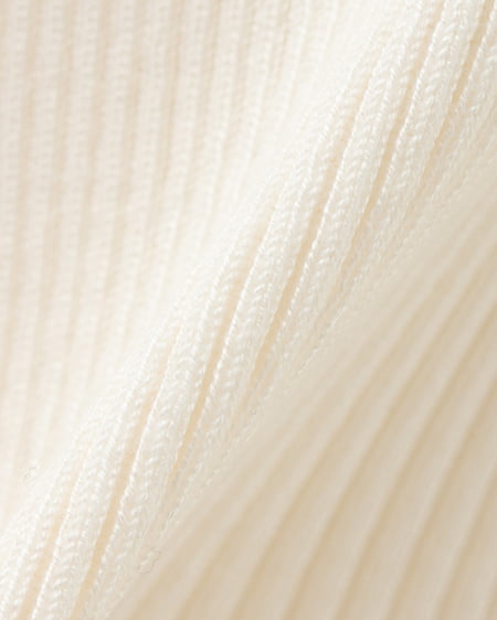 INGNI(イング) ビット付デコルテオープンリブニット オフホワイト