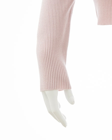 INGNI（イング） ビット付デコルテオープンリブニット ﾋﾟﾝｸ