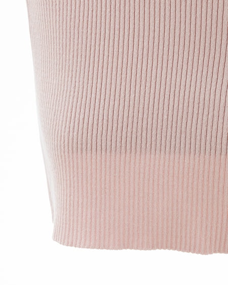 INGNI（イング） ビット付デコルテオープンリブニット ﾋﾟﾝｸ