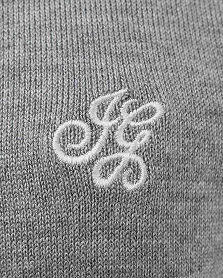 INGNI（イング） Wカラー配色半袖ポロニット ｸﾞﾚｰ/ﾌﾞﾙｰｽﾄﾗｲﾌﾟ