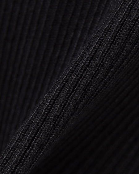 INGNI(イング) リボンオフショルニット クロ