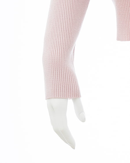 INGNI（イング） リボンオフショルニット ﾋﾟﾝｸ