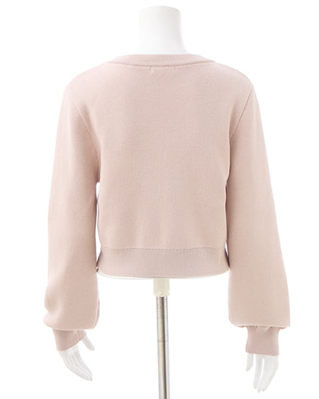 INGNI（イング） パールビジューロゴニット ﾋﾟﾝｸ