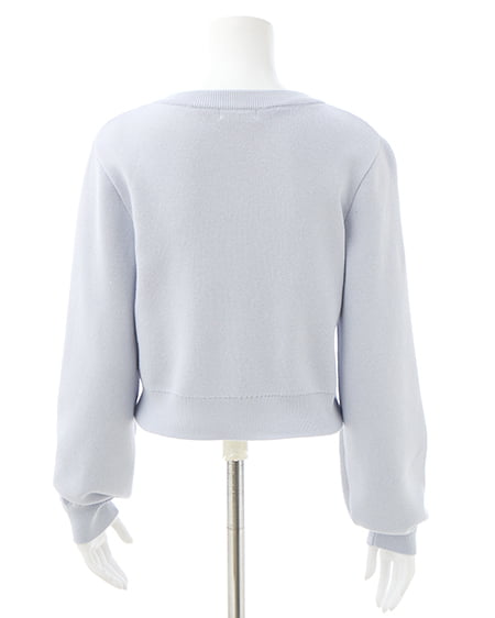 INGNI（イング） パールビジューロゴニット ｻｯｸｽ