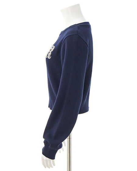 INGNI（イング） パールビジューロゴニット ｺﾝ