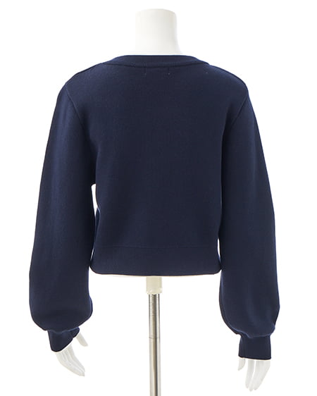 INGNI（イング） パールビジューロゴニット ｺﾝ