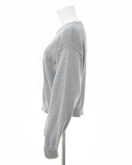 INGNI（イング） フェザーねこニット ｸﾞﾚｰ