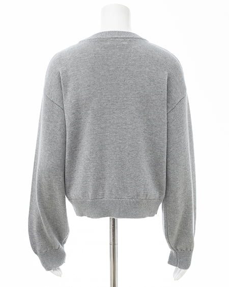 INGNI（イング） フェザーねこニット ｸﾞﾚｰ