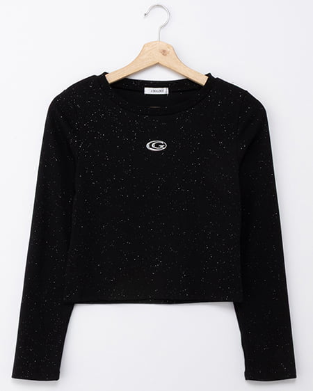 メタルロゴラメリブロンTシャツ