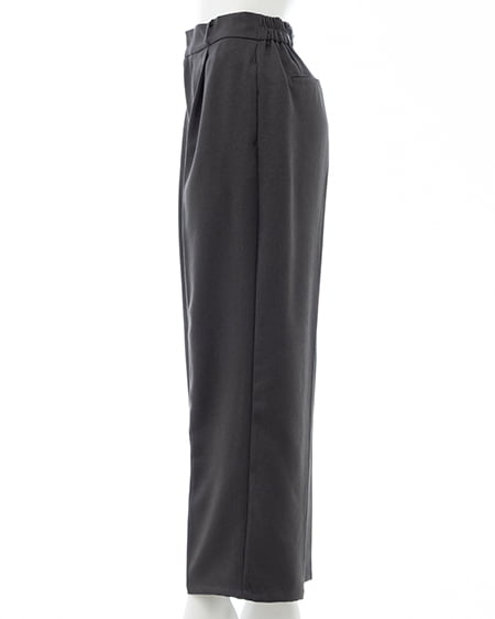 INGNI(イング) センタープレスワイドパンツ グレー